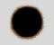 Filter coffee brew black isolated on the white with lot of bubbles