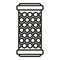 Filter icon outline vector. Water purification