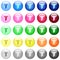 Filter icons icons in color glossy buttons