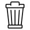 Filter search recycle icon, outline style