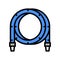 filtrate pool hose color icon vector illustration