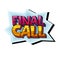 Final Call sticker