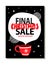 Final Christmas Sale Holiday Discount Advert