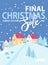 Final Christmas Sale Winter Promotional Poster
