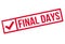 Final Days rubber stamp