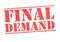 FINAL DEMAND Stamp