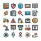 Finance and Economy Isolated Vector icons set every single icon can be easily modify or edit