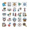 Finance and Economy Isolated Vector icons set every single icon can be easily modify or edit