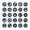 Finance and Economy Isolated Vector icons set every single icon can be easily modify or edit