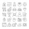 Finance and Economy Isolated Vector icons set every single icon can be easily modify or edit