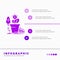 Finance, financial, growth, money, profit Infographics Template for Website and Presentation. GLyph Purple icon infographic style