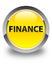 Finance glossy yellow round button