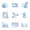 Finance icons set. Included icon as Online accounting, Column diagram, Change card signs. Vector