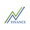 Finance logo design template. Vector illustration