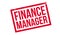 Finance Manager rubber stamp