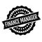 Finance Manager rubber stamp