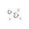 Finance piranhas 2 colored line icon. Simple colored element illustration. Finance piranhas outline symbol design from