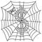 Finance, spider weaved from the cobweb dollar symbol sign. Sketch scratch board imitation.