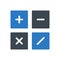 Finance vector glyph  colour icon