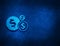 Finances dollar sign icon artistic abstract blue grunge texture background