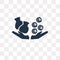 Finances vector icon isolated on transparent background, Finance