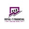 Financial business traffic logo