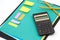 Financial calculator and office supplies