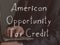 Financial concept about American Opportunity Tax Credit AOTC with phrase on the page