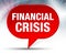 Financial Crisis Red Bubble Background