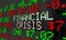 Financial Crisis Stock Market Ticker Words