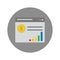 Financial dashboard Color Vector Icon which can easily modify or edit