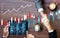 Financial forex Stock market, financial, business Candle stick g