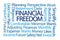 Financial Freedom Word Cloud