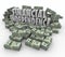 Financial Independence 3d Words Money Stacks Income Earnings