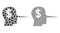 Financial Liar Icon - Collage of Covid Virus Biological Hazard Infection Icons