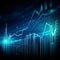 Financial Market Trends: Stock Market Investment Trading Graph, Currency Exchange Rates, Generative AI
