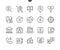 Financial Pixel Perfect Well-crafted Vector Thin Line Icons