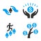 Financial Prosperity Vector Icon Set