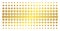 Financial Seal Golden Halftone Matrix