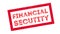 Financial Secutity rubber stamp
