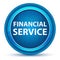 Financial Service Eyeball Blue Round Button