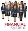 Financial System Business Peoples vector