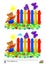 Find 8 differences. Logic puzzle game for children and adults. Printable page for kids brain teaser book.