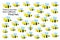 Find bee that different, spring fun education puzzle game for children, preschool worksheet activity for kids, task for the