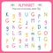 Find and circle every letter G. Worksheet for kindergarten and preschool. Exercises for children
