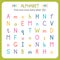 Find and circle every letter N. Worksheet for kindergarten and preschool. Exercises for children