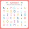 Find and circle every letter S. Worksheet for kindergarten and preschool. Exercises for children