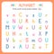 Find and circle every letter U. Worksheet for kindergarten and preschool. Exercises for children