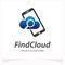 Find Cloud Application Logo Design Template