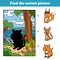 Find the correct picture, game for children. Quokka